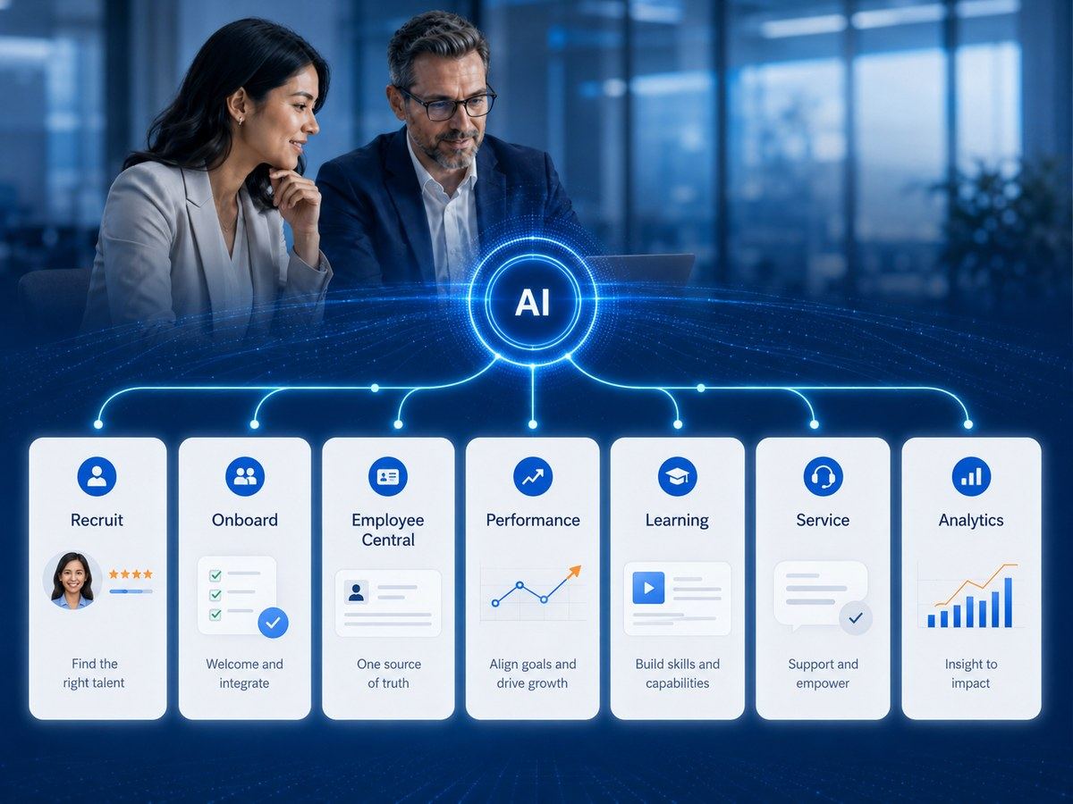 SAP Business AI for HCM:从招聘到分析的端到端 HR 流程智能连接