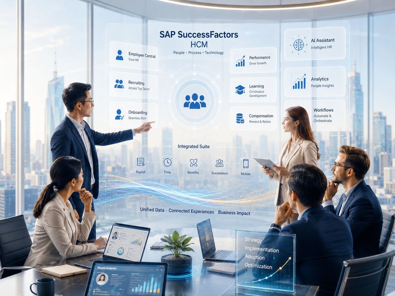 SAP SuccessFactors HR 数字化服务全景与顾问会议场景